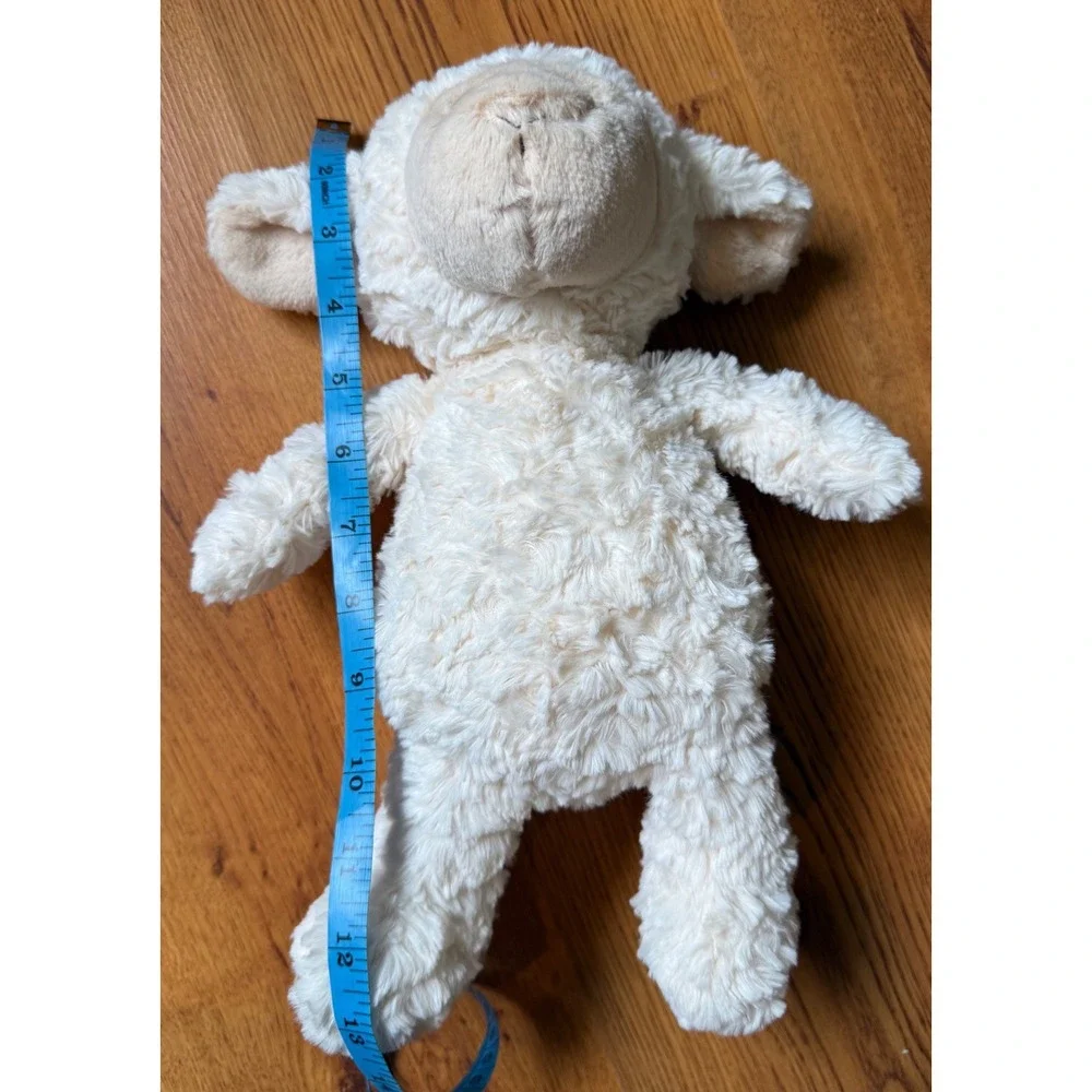 Mary Meyer Again Friends Lamb Sheep Plush Cream Curly Stuffed Animal 13